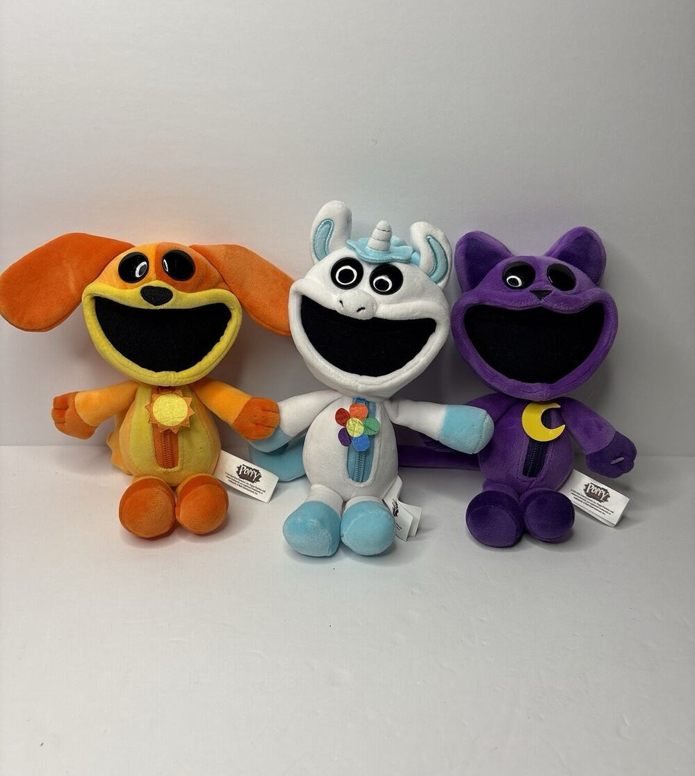 Poppy Playtime Smiling Critters 9” Plush Set